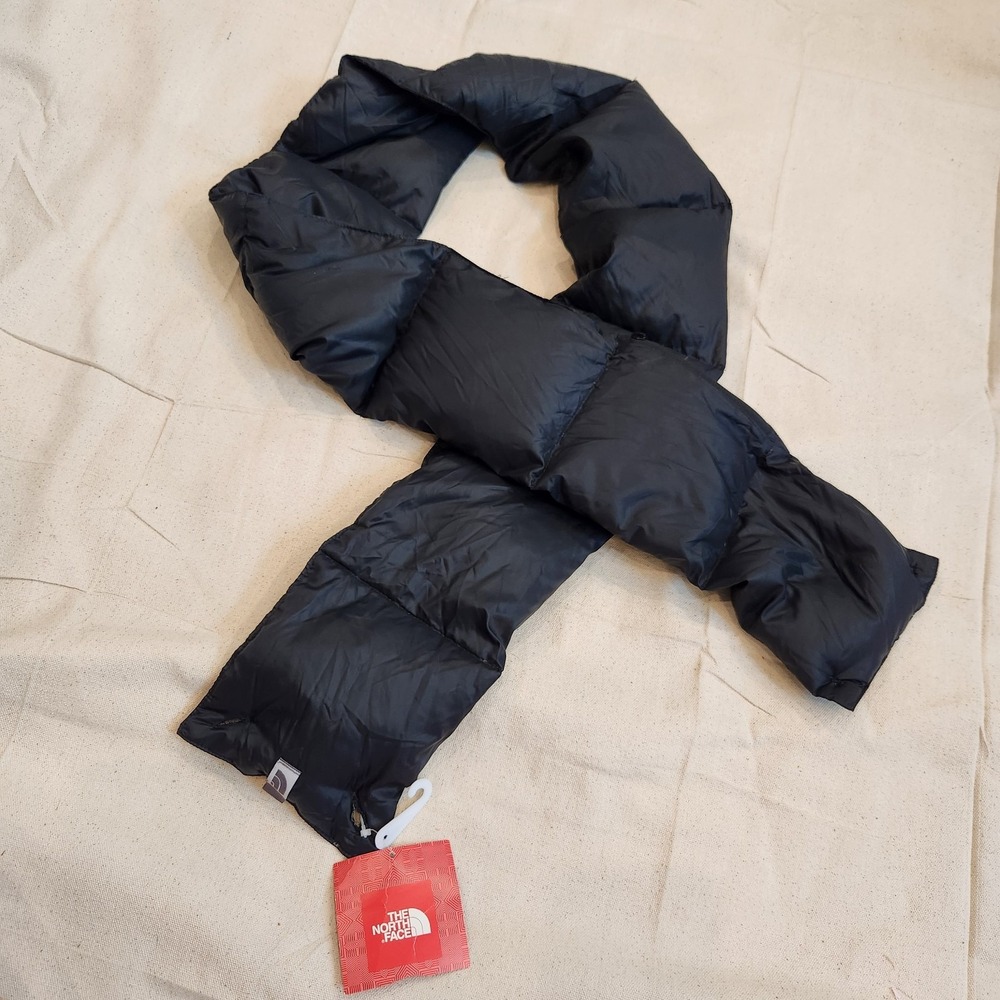 New The North Face Koa Scarf Black Down Puffer Winter Neck Wrap A5WJJK3